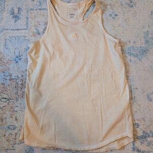 butter yellow Adidas tank top